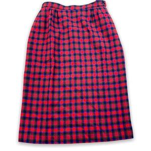 Vintage Pendleton Macduff Plaid Tartan Wool Midi